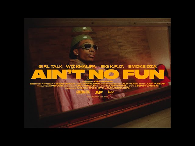 Wiz Khalifa, Big K.r.i.t., Smoke Dza, And Girl Talk – Ain’t No Fun (music Video)