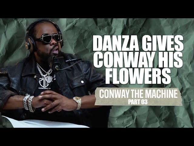 Conway The Machine Receives His Flowers From The Danza Project