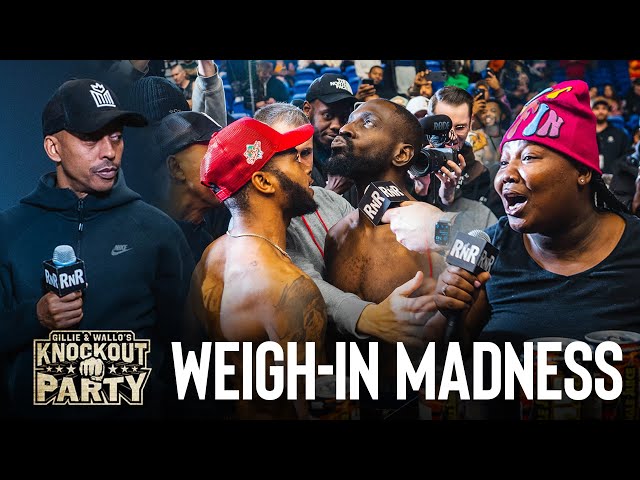 It Got Rowdy At Gillie & Wallo’s Ko Party Weigh Ins