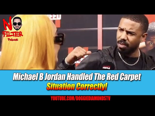 Michael B Jordan Handled The Red Carpet Situation Correctly!