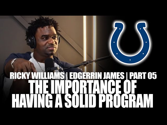 Edgerrin James Speaks About The Importance Of Having A Solid Program And Buying In