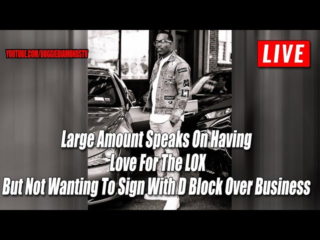 Large Amount Speaks On Having Love For The Lox But Not Wanting To Sign With D Block Over Business