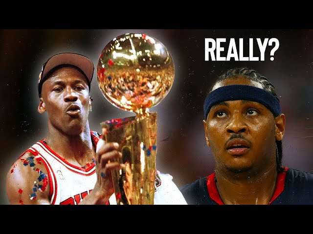 Michael Jordan Pulled The Ring Card On Carmelo Anthony