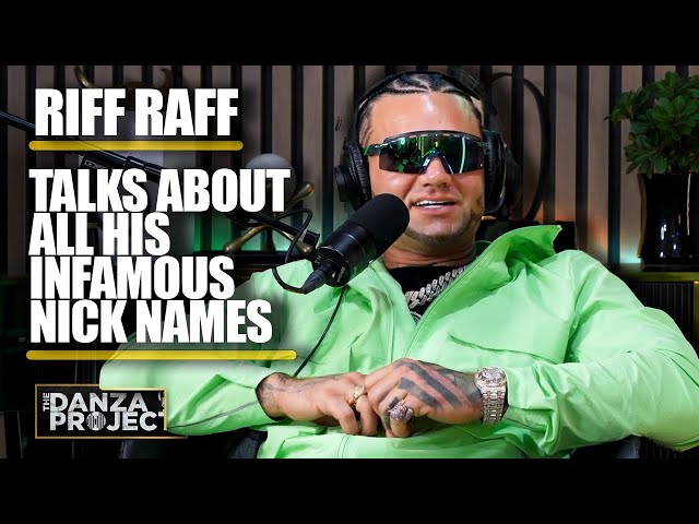 Riff Raff Lists Off All Of His Infamous Nicknames